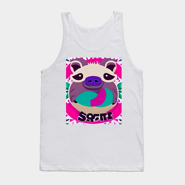 Hang in There Sloth T-Shirt#1 Tank Top by IWON